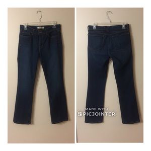 J BRAND Dark Vintage Wash Bootcut Jeans